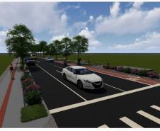 Foto de projeto da ponte de Guaratuba