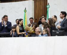 Foto de cerimônia com autoridades