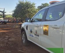 Foto de operação de fiscalização do IAT