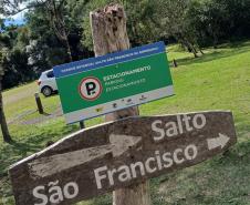 Foto de placa de sinalização do IAT