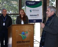 Foto de autoridades em evento