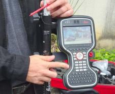 Foto de novos equipamentos de georreferenciamento