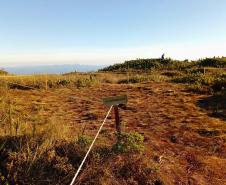 Foto de áreas cercadas do Parque Pico Paraná