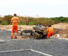 Foto de reformas de orlas no litoral paranaense