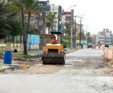 Foto de reformas de orlas no litoral paranaense