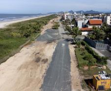 Foto de reformas de orlas no litoral paranaense