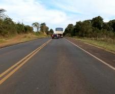 Foto de obras de duplicação de rodovia