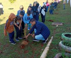 Foto de ação educativa da semana do meio ambiente