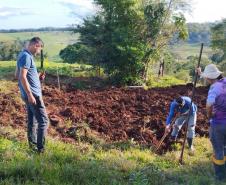 Foto de ação educativa da semana do meio ambiente