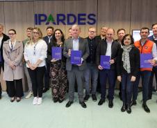 Foto de solenidade para lançamento de novos índices