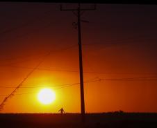 Foto de pôr do sol
