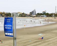 No Litoral, apenas um ponto continua impróprio para banho
