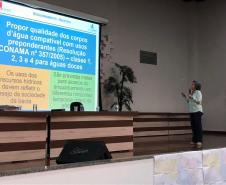 Aída Andreazza apresenta os objetivos do enquadramento