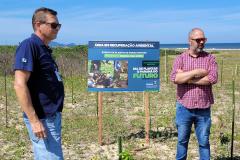 Mauro Scharnik, gerente de Restauração Ambiental, e Rafael Andreguetto, diretor de Patrimônio Natural: dupla vai representar o IAT no Conselho Nacional da Mata Atlântica.