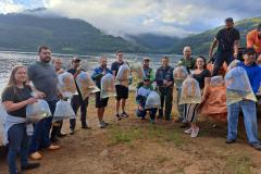 Soltura de peixe surubim na da 7ª Copa Iguaçu de Pesca Esportiva