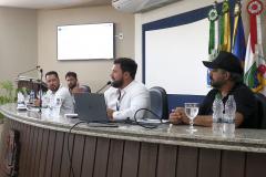O engenheiro ambiental do IAT, Altamir Hacke, explicou durante sessão na Câmara de Vereadores de Guaratuba como vai funcionar a parceria ambiental com o município
