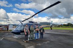 Governo do Estado conta com a integração das equipes do Instituto Água e Terra (IAT) e do Batalhão da Polícia Militar de Operações Aéreas (BPMOA) para dar agilidade aos processos de licenciamento, fiscalização, monitoramento e vistorias em áreas de proteção ambiental do Paraná.