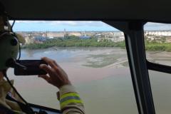IAT multa empresa responsável pelo vazamento de nafta em R$ 1,5 milhão e libera pesca no Litoral. Foto: IAT