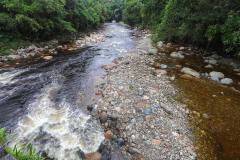 Rio Marumbi, em Morretes, integra a Bacia Litorânea do Paraná.