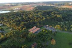 Foto aérea da cidade de Guarapuava