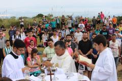 FIEIS NA CELEBRAÇÃO DA MISSA DA PAZ