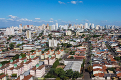 Vista aérea cidade paranaense