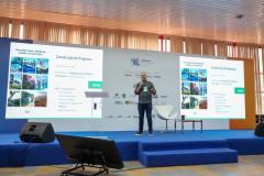 Foto de Rafael Andreguetto em apresentação da ABETA