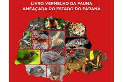 Foto da capa do livro vermelho da fauna do Paraná