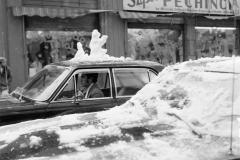 Foto de neve na cidade de Curitiba