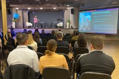 Foto de apresentação em evento