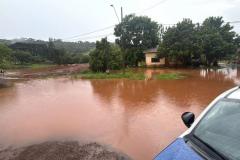 Foto de área alagada