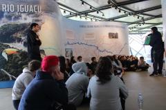 Foto de ação educativa sobre a água