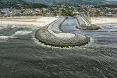 Foto de reformas de orlas no litoral paranaense