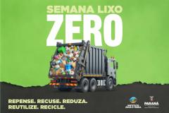 Foto de banner da campanha Lixo Zero