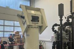 Foto de visita a emrpesa para teste de radar