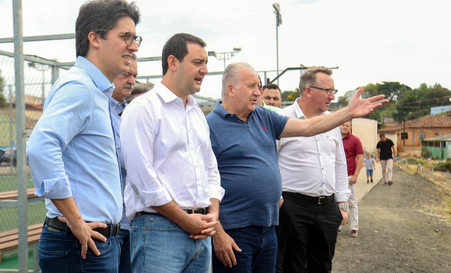 Governador Carlos Massa Ratinho Junior nesta quinta-feira (06) visitou o Parque Laranjinha em Ventania