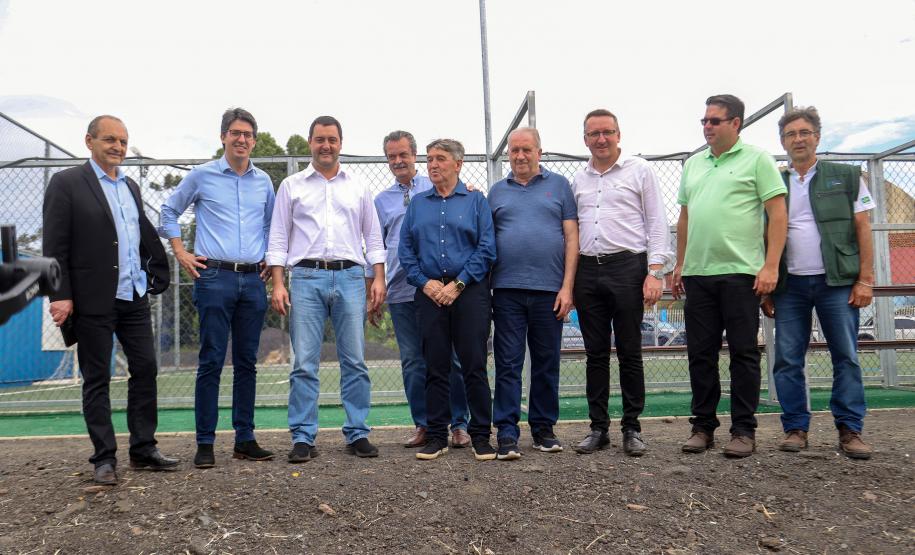 Governador Carlos Massa Ratinho Junior nesta quinta-feira (06) visitou o Parque Laranjinha em Ventania