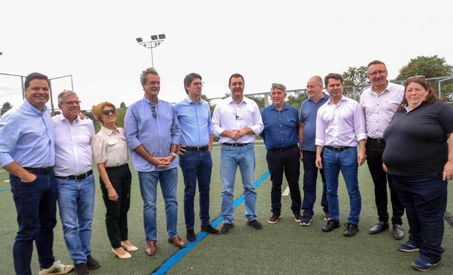 Governador Carlos Massa Ratinho Junior nesta quinta-feira (06) visitou o Parque Laranjinha em Ventania