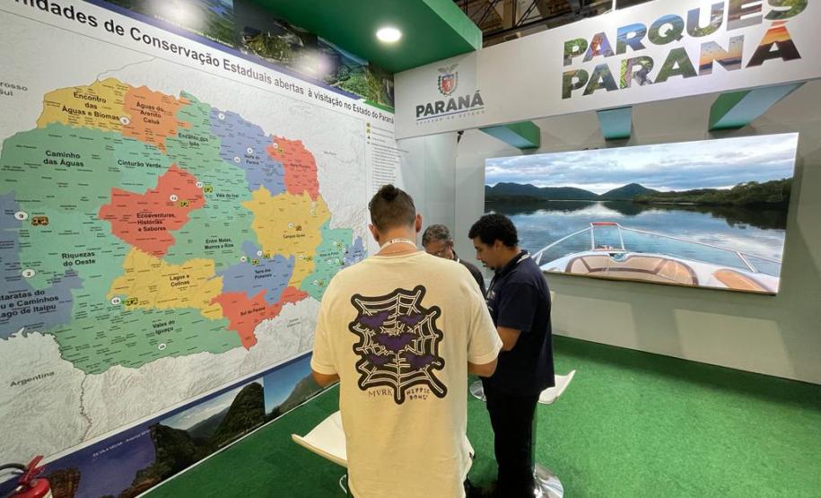 O Instituto Água e Terra (IAT) apresentou o Programa Parques Paraná durante o World Travel Market (WTM), considerada o maior evento de viagens e turismo da América Latina, em São Paulo
