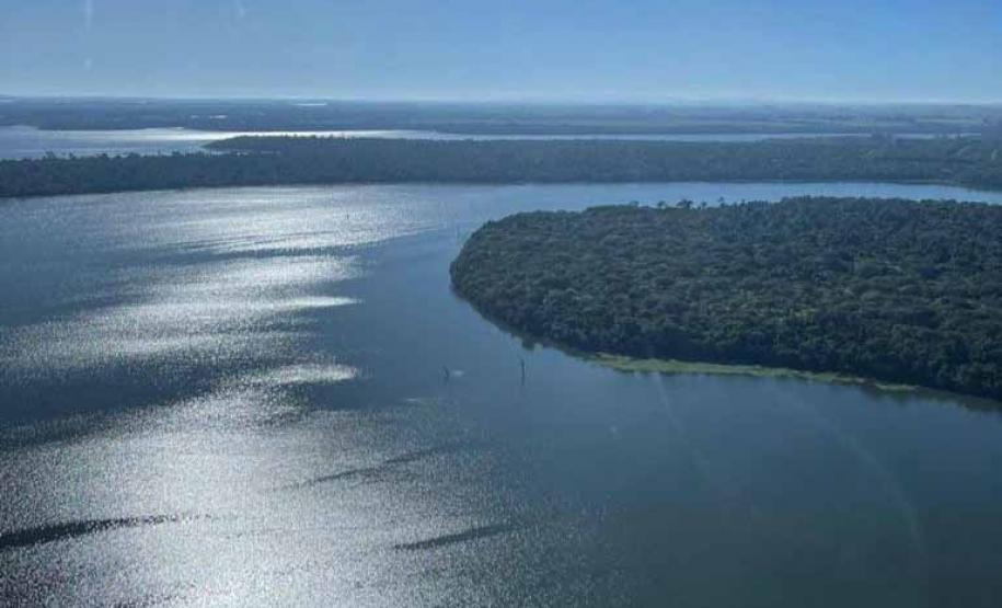 RIO PARANÁ - IMAGEM AÉREA