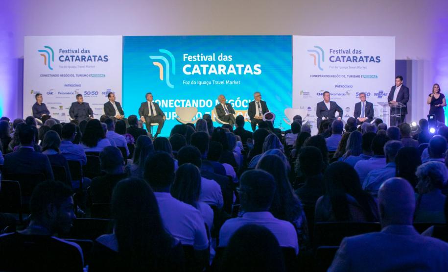 Foto de palestra em convenção