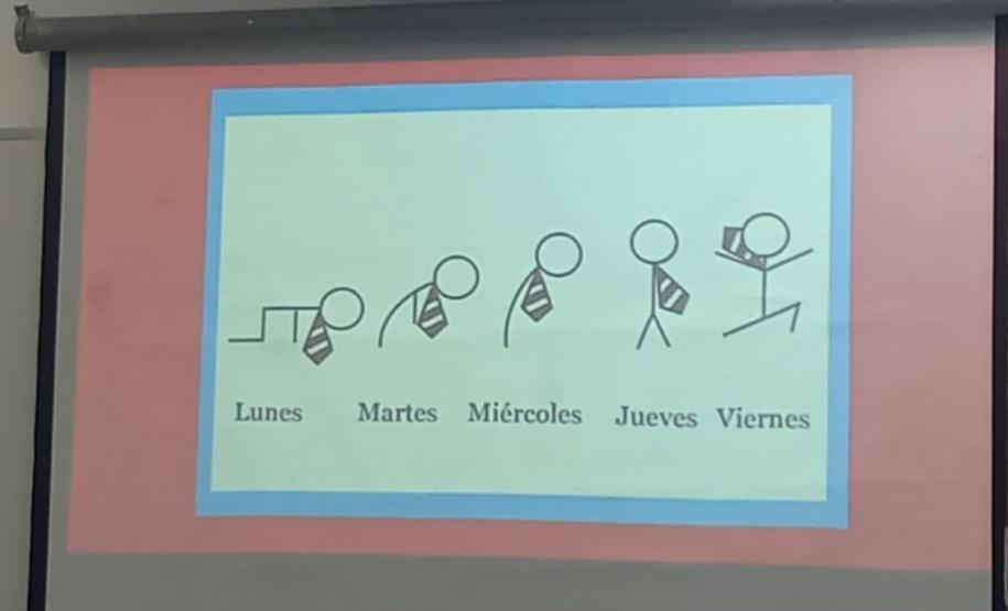 FOTO DA TELA DAS AULAS DE ESPANHOL
