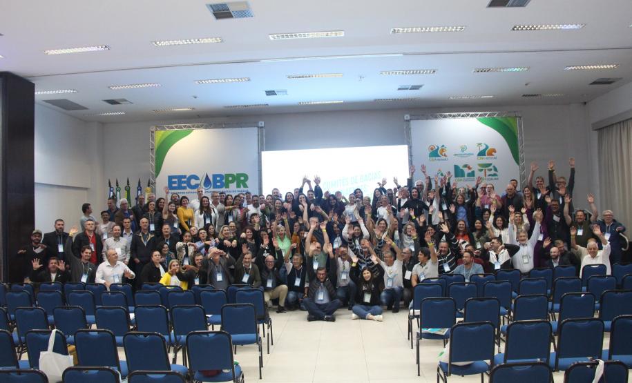 Foto de participantes do evento