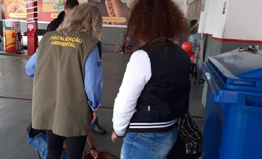 Foto de operação de fiscalização do IAT