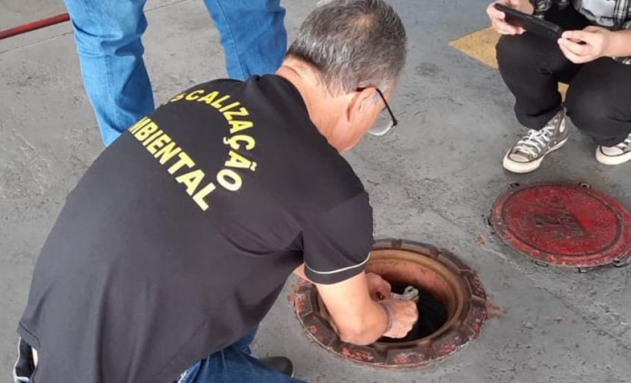 Foto de operação de fiscalização do IAT