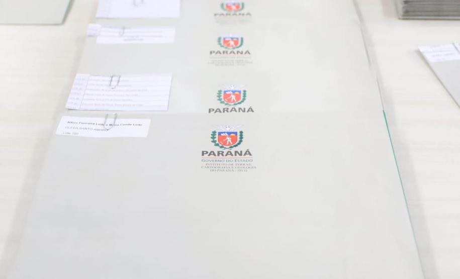 Documento de titulação de regularização de área.