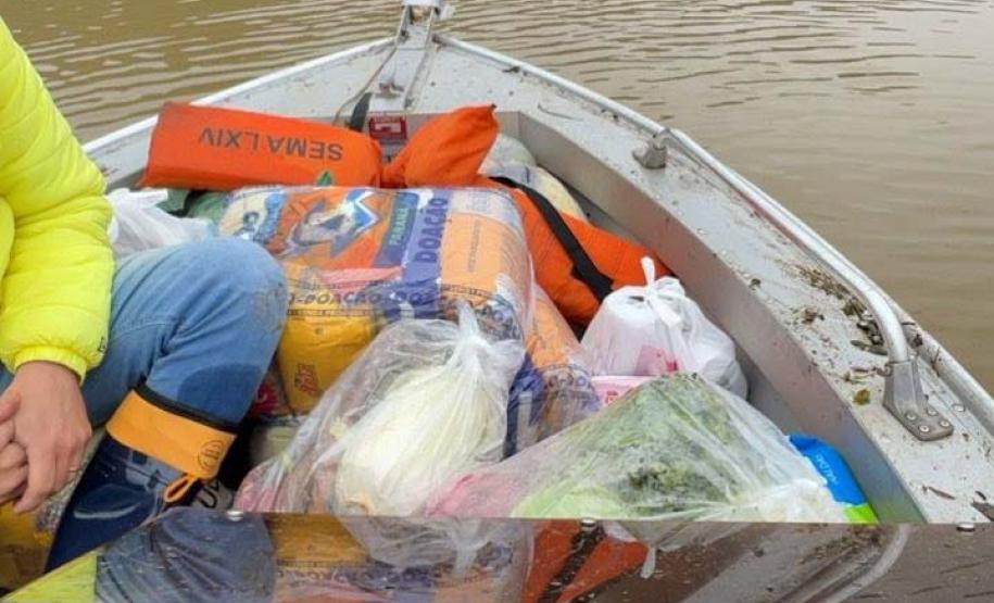 Apoio logístico e resgate de animais: IAT ajuda vítimas da enchente em União da Vitória