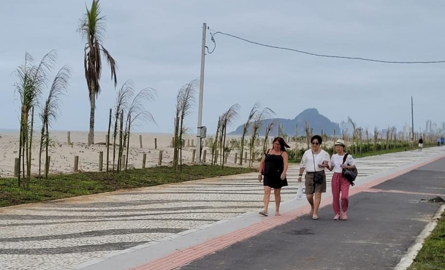 Obras na Orla de Matinhos