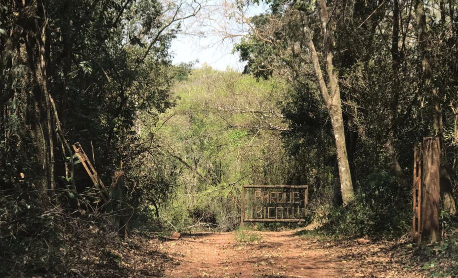 Entrada de uma unidade de conservação