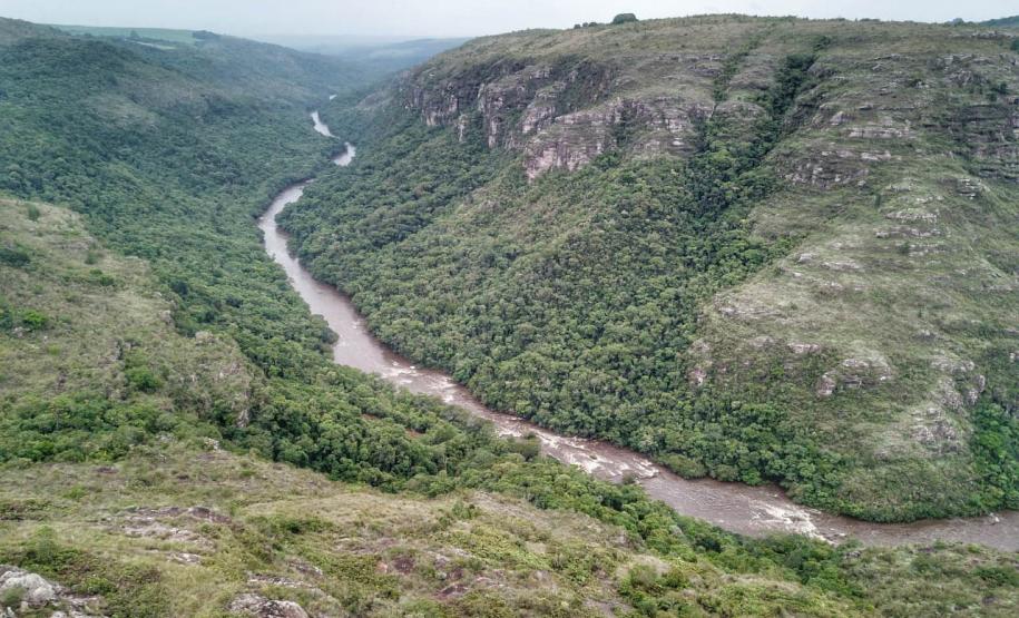 Paisagem de unidade de conservação paranaense